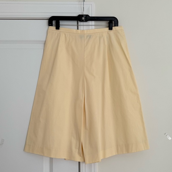 Zara Butter Yellow A-Line Skort - Picture 6 of 9